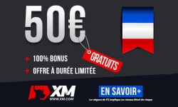 50 euros offerts avec le courtier XM !