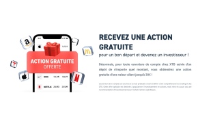 Nouvelle offre XTB : une action gratuite !