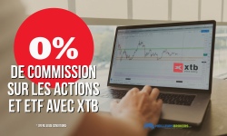 0% de commission avec le trading des Actions et des ETFs chez XTB!