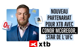 Nouveau partenariat pour XTB avec Conor McGregor, star de l’UFC