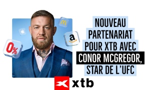 Nouveau partenariat pour XTB avec Conor McGregor, star de l’UFC