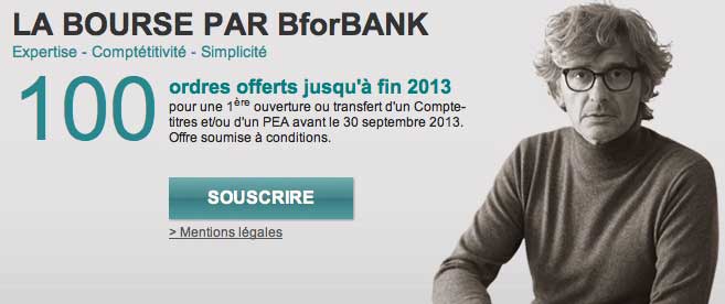 Vos ordres remboursés chez BforBank