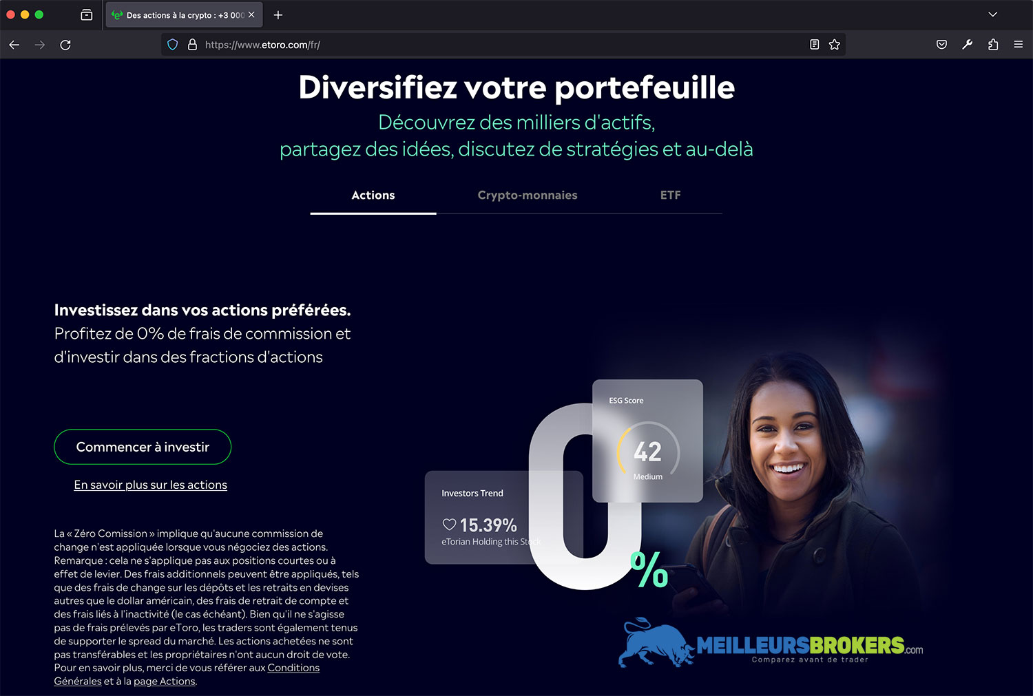 L'offre Bourse proposée par XTB