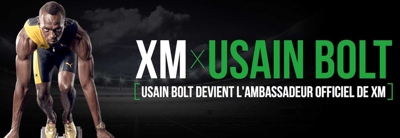 XM devient le sponsor officiel d’Usain Bolt