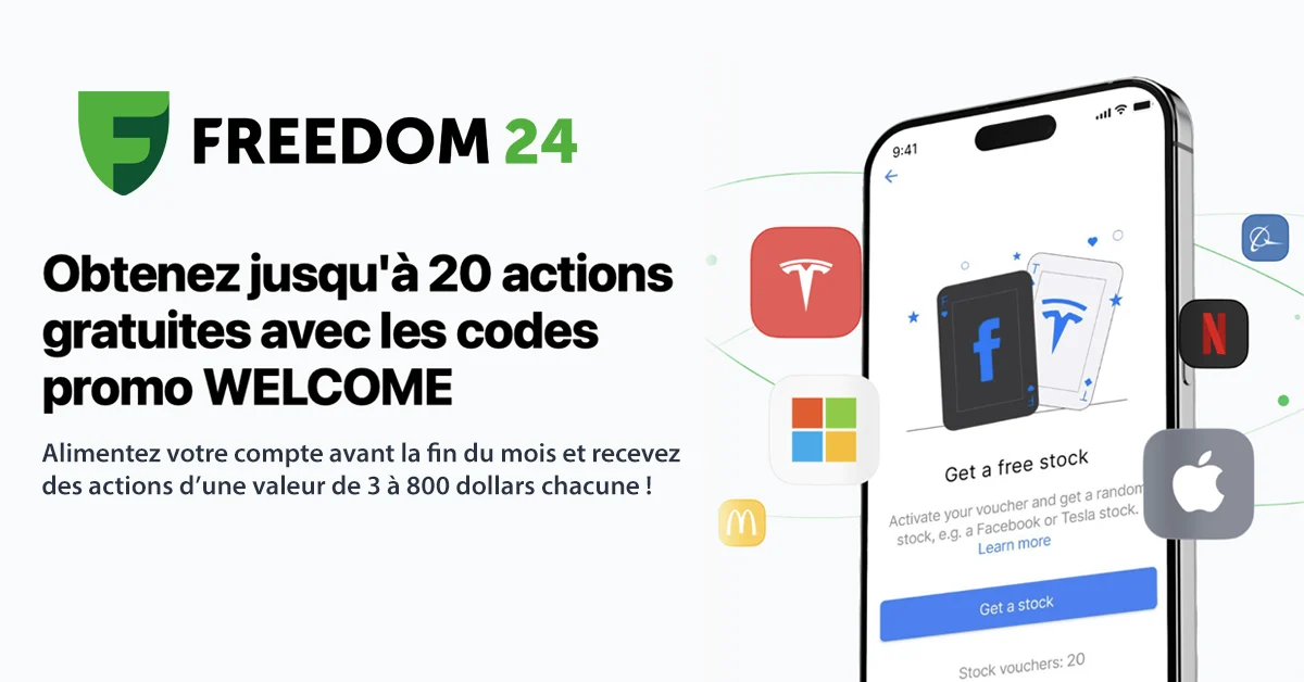 Freedom24 - Les meilleures primes actions du moment
